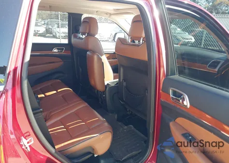 2013 Jeep Grand Cherokee Overland z USA, uszkodzony, nr VIN 1C4RJFCTXDC525357